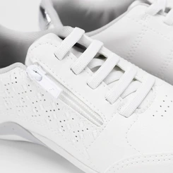 Tênis Casual Feminino Kolosh Perfuros Zíper Branco