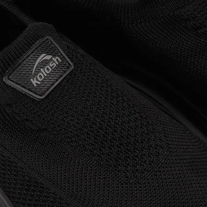 Tênis Esportivo Knit Kolosh Feminino Preto