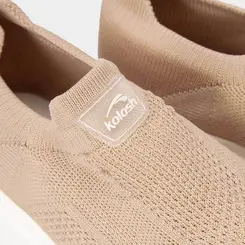 Tênis Esportivo Knit Kolosh Feminino Bege