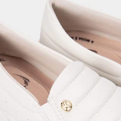 Slip On Feminino Kolosh Calce Fácil Branco
