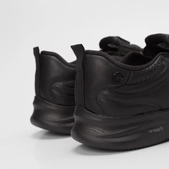 Tênis Casual Feminino Kolosh Sport Almeria Zíper Preto