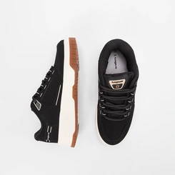Tênis Casual Masculino Logus Com Solado Bicolor Nobuck Preto