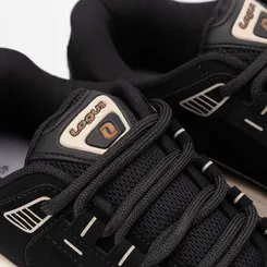 Tênis Casual Masculino Logus Com Solado Bicolor Nobuck Preto