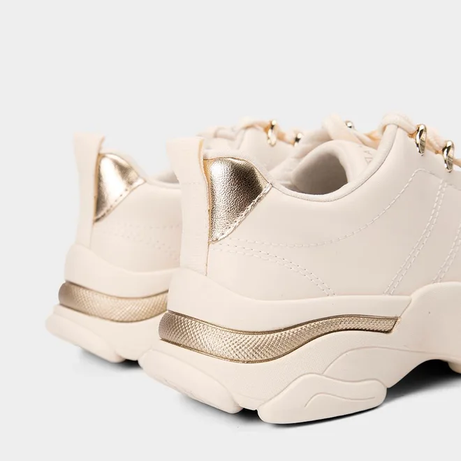 Tênis Chunky Feminino Ramarim Chunky Detalhe Ilhós Off White