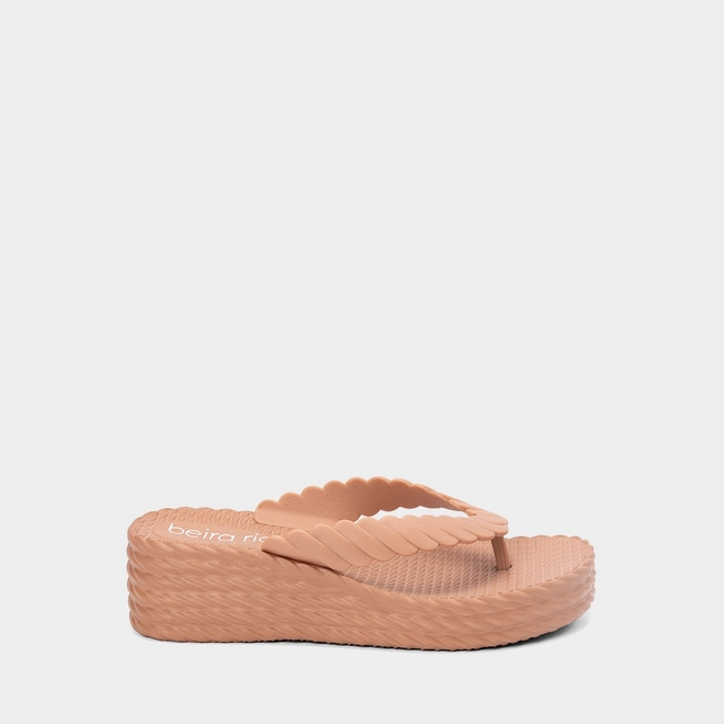 Tamanco Feminino Beira Rio Plataforma Nude