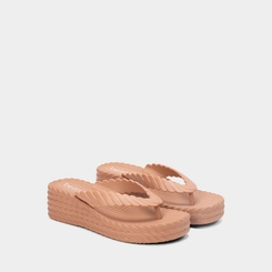 Tamanco Feminino Beira Rio Plataforma Nude