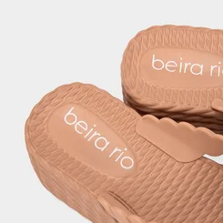 Tamanco Feminino Beira Rio Plataforma Nude