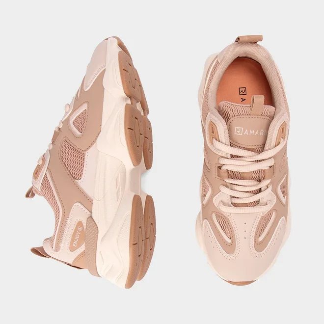 Tênis Chunky Feminino Ramarim Bege
