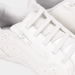 Tênis Casual Feminino Gabriela Com Perfuros Branco