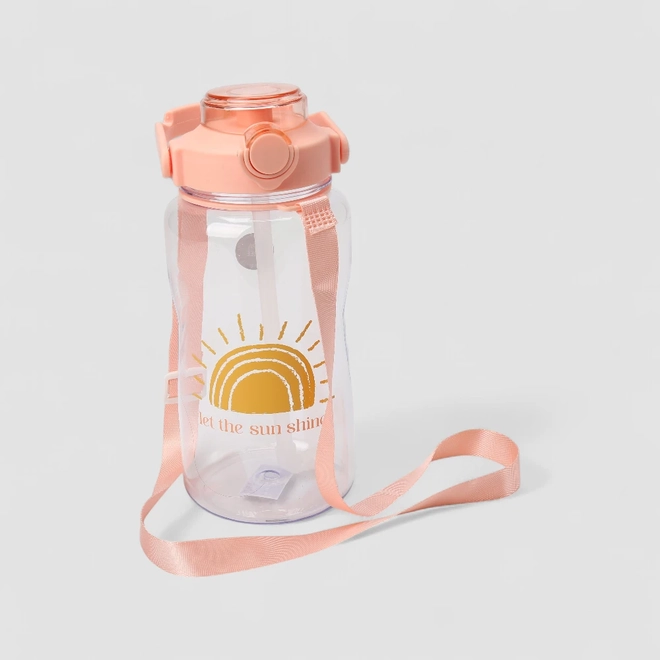 Garrafa Squeeze Stz Alça Sol 1500ml Rosa