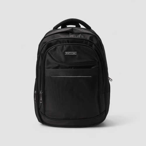 Mochila Masculina Mac & Jac Bolso Frontal Preta