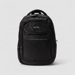 Mochila Masculina Mac & Jac Bolso Frontal Preta