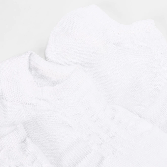 Kit Meia Invisível Feminino STZ 3 Pares 34-38 Branco