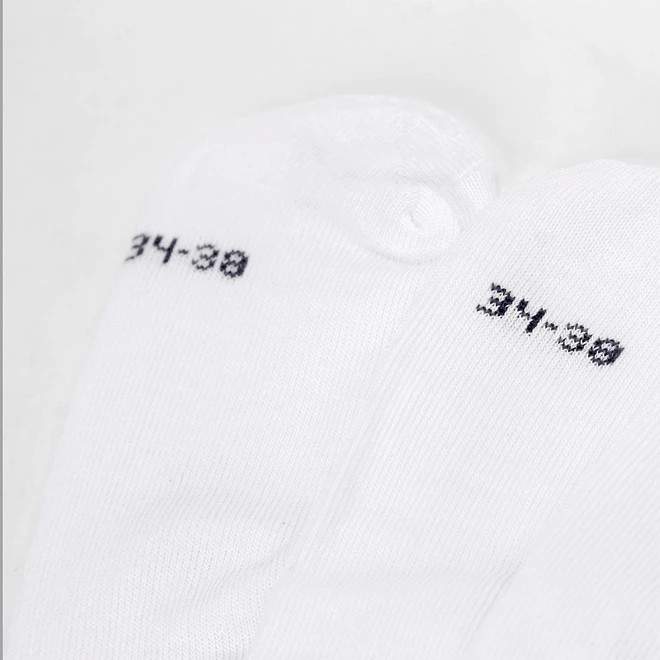 Kit Meia Invisível Feminino STZ 3 Pares 34-38 Branco