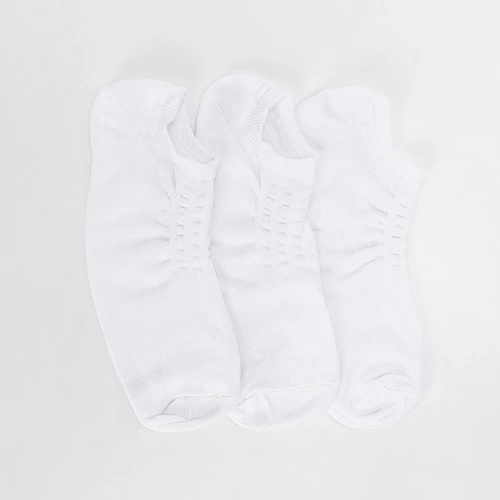 Kit Meia Invisível Feminino STZ 3 Pares 34-38 Branco