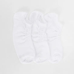 Kit Meia Invisível Feminino STZ 3 Pares 34-38 Branco