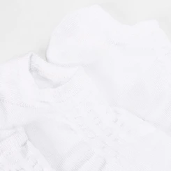 Kit Meia Invisível Feminino STZ 3 Pares 34-38 Branco