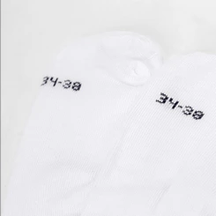 Kit Meia Invisível Feminino STZ 3 Pares 34-38 Branco