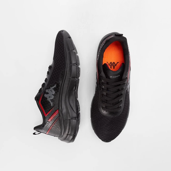 Tênis Esportivo Masculino Kappa Run 200 Preto & Vermelho