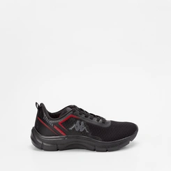Tênis Esportivo Masculino Kappa Run 200 Preto & Vermelho