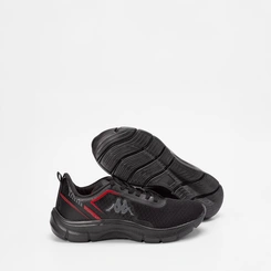 Tênis Esportivo Masculino Kappa Run 200 Preto & Vermelho