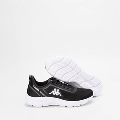 Tênis Esportivo Masculino Kappa Run 200 Preto & Branco