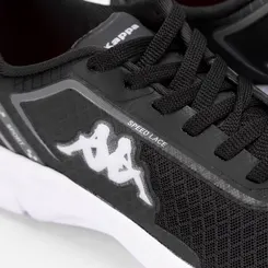 Tênis Esportivo Masculino Kappa Run 200 Preto & Branco