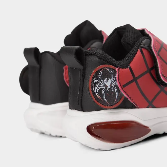 Tênis Casual Bebê Vertus Aranha Led Vermelho