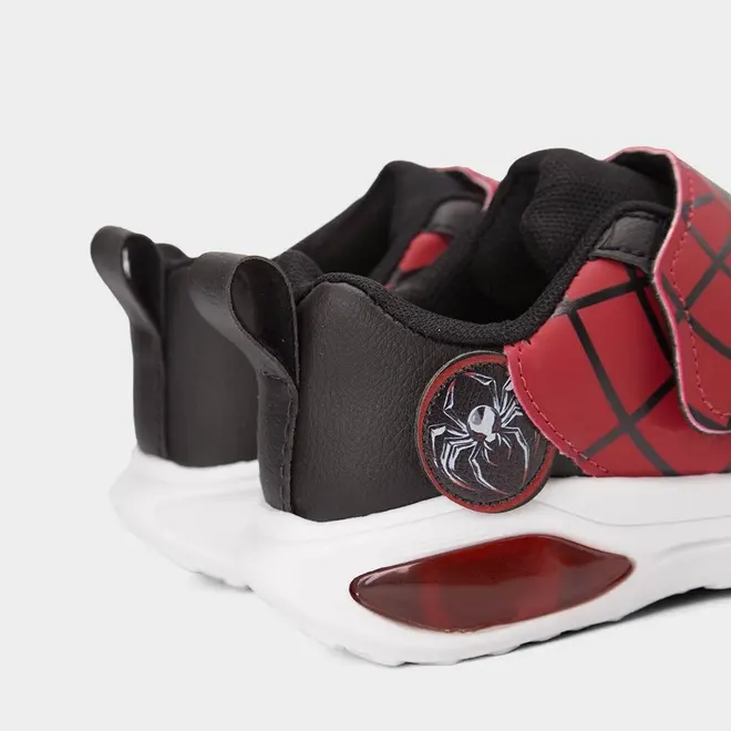 Tênis Casual Infantil Vertus Aranha Led Vermelho