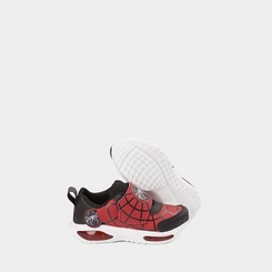Tênis Casual Infantil Vertus Aranha Led Vermelho