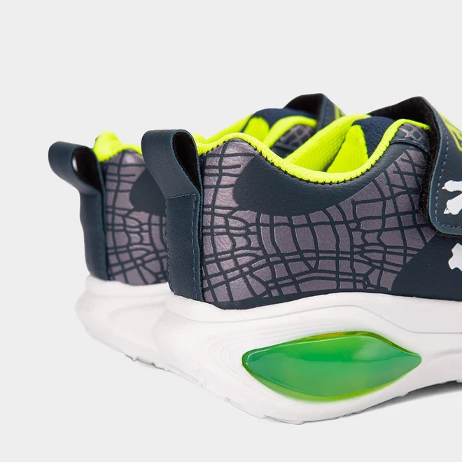 Tênis Bebê Vertus Jogging Dinossauro Com Led Marinho