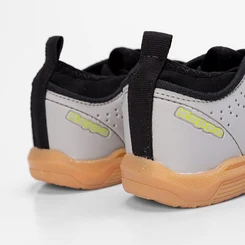 Chuteira Infantil Futsal Kappa Neon Prata