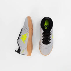 Chuteira Infantil Futsal Kappa Neon Prata