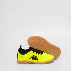 Chuteira Infantil Futsal Kappa Neon Amarelo