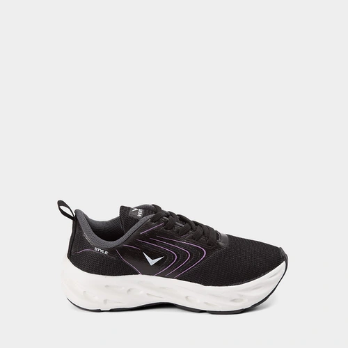 Tênis Esportivo Feminino Vertus Preto