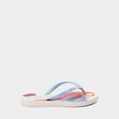 Chinelo Gabriela Floral Amazônia Azul