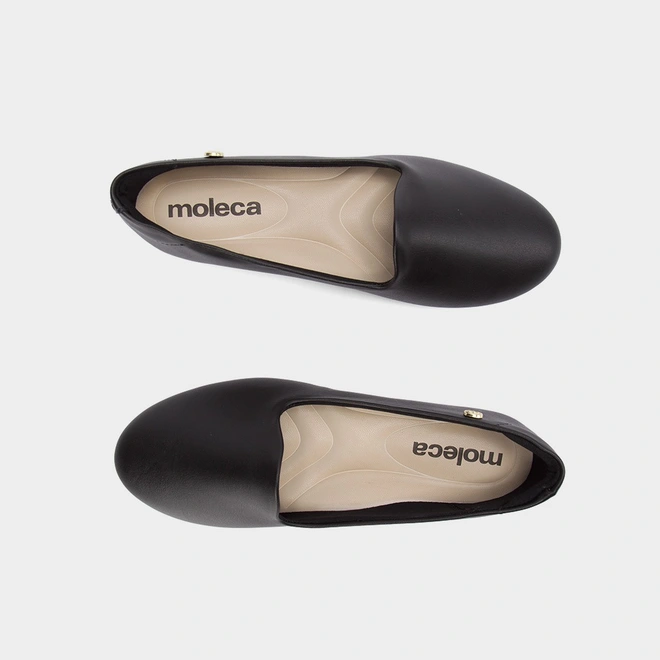 Sapatilha Feminina Moleca Basic Preto