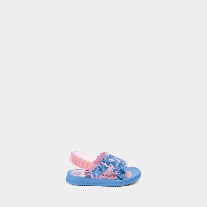 Sandália Bebê Grendene Kids + Brinde Maleta Do Stitch Azul