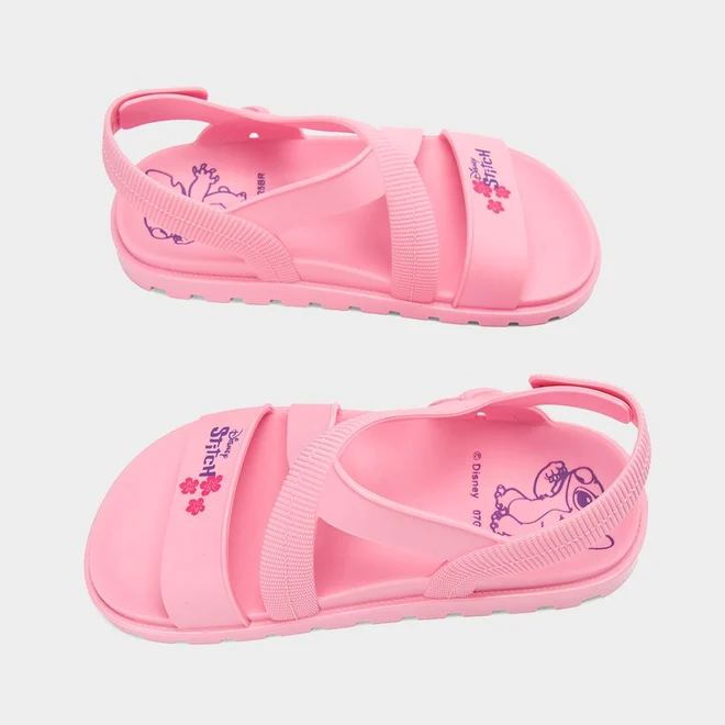 Sandália Infantil Grendene Kids + Brinde Bolsa Do Stitch Rosa