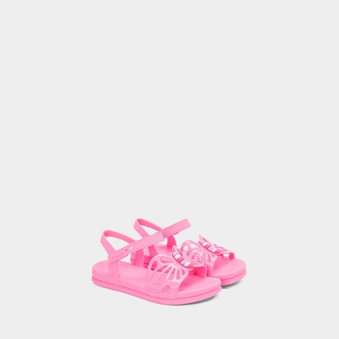 Sandália Infantil Grendene Kids Barbie + Brinde Mochila Borboleta Rosa