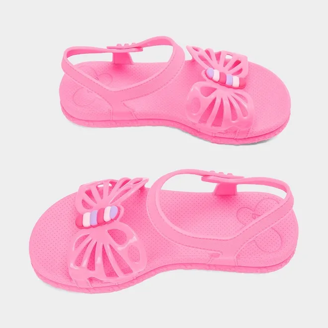Sandália Infantil Grendene Kids Barbie + Brinde Mochila Borboleta Rosa