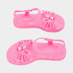 Sandália Infantil Grendene Kids Barbie + Brinde Mochila Borboleta Rosa