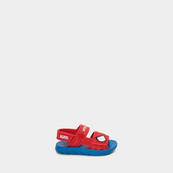 Sandália Infantil Grendene Kids Spider-Man + Brinde Furgão Com Lançador Azul & Vermelho