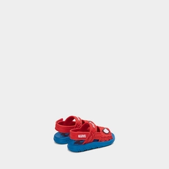 Sandália Infantil Grendene Kids Spider-Man + Brinde Furgão Com Lançador Azul & Vermelho