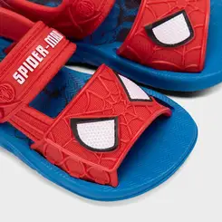 Sandália Infantil Grendene Kids Spider-Man + Brinde Furgão Com Lançador Azul & Vermelho