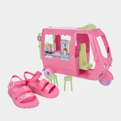 Sandália Infantil Grendene Kids + Brinde Sorveteria Da Barbie Rosa