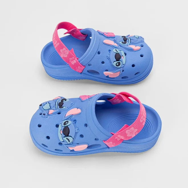 Babuche Bebê Grendene Kids Stitch Azul