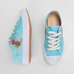 Tênis Casual Infantil Gabrielinha Capivara Azul