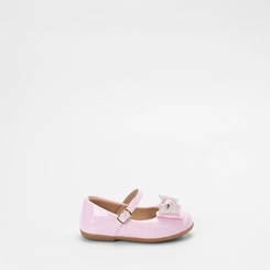 Sapatilha Boneca Infantil Gabrielinha Duplo Laço Strass Rosa