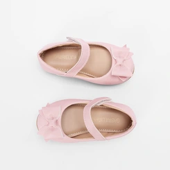 Sapatilha Boneca Infantil Gabrielinha Laço Rosa